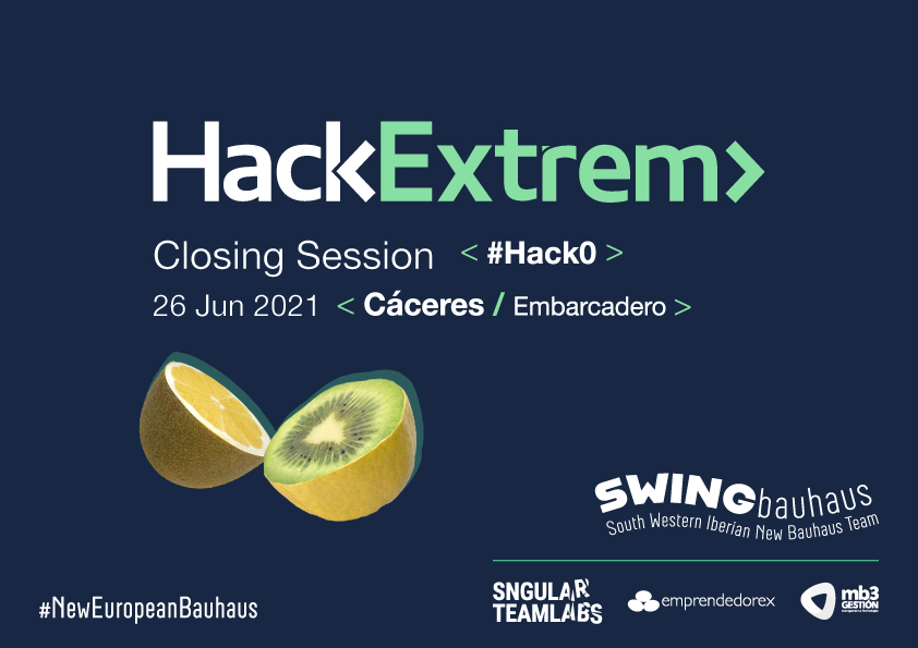 El sábado 26 de junio Extremadura y Portugal se reinventan en la presentación del primer  #HackExtrem.