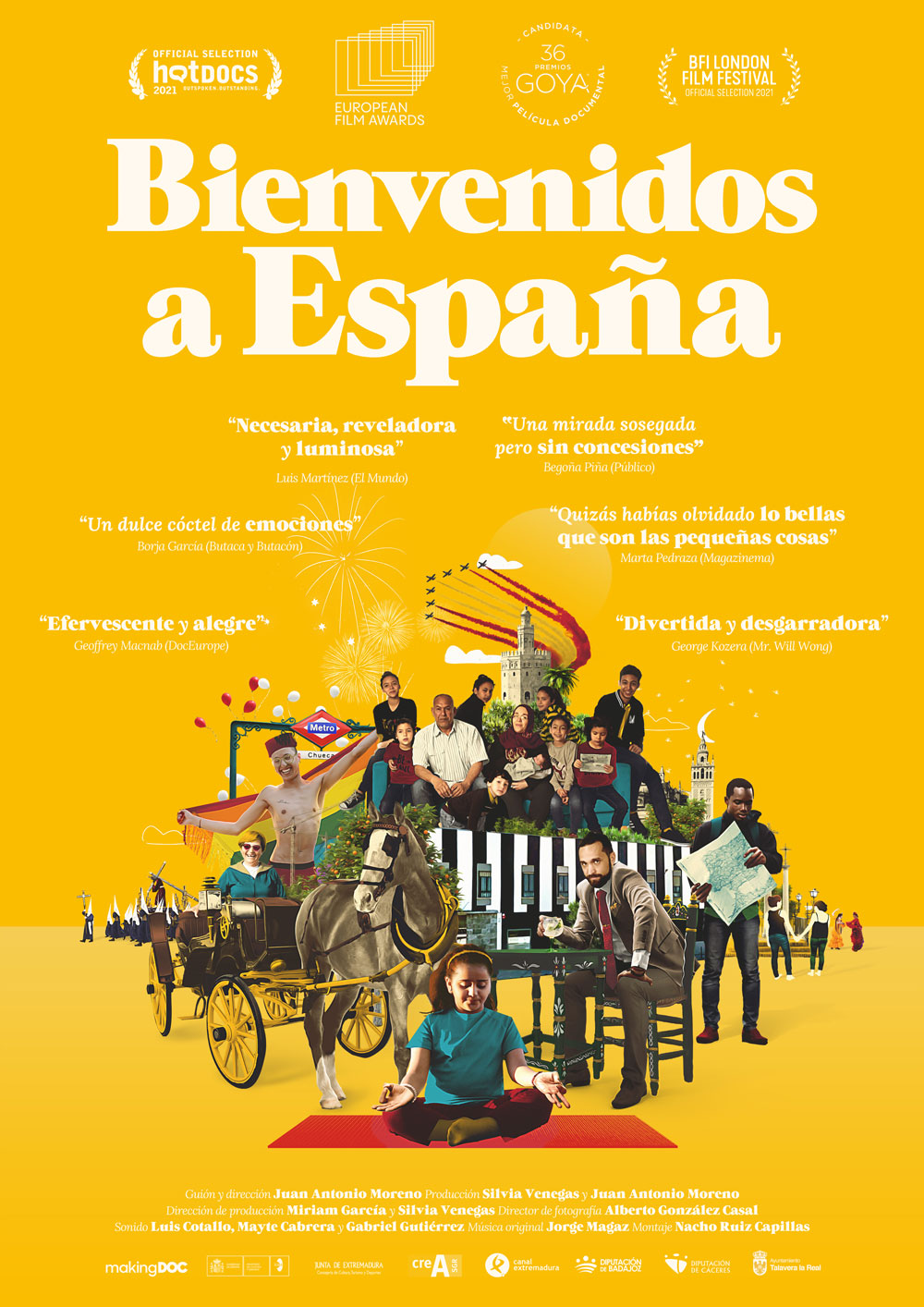 Nueva selección del largometraje extremeño <i>Bienvenidos a España</i>